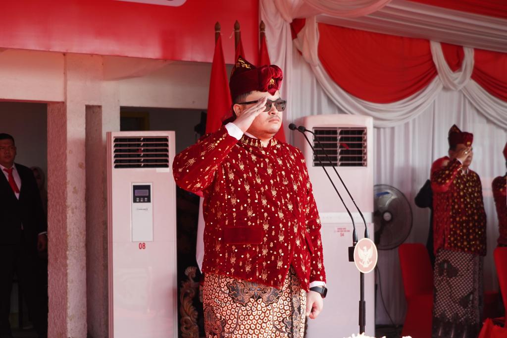 Upacara Kemerdekaan RI Ke-80, Mas Dhito Ajak Masyarakat Jaga Spirit Perjuangan&nbsp;Pahlawan