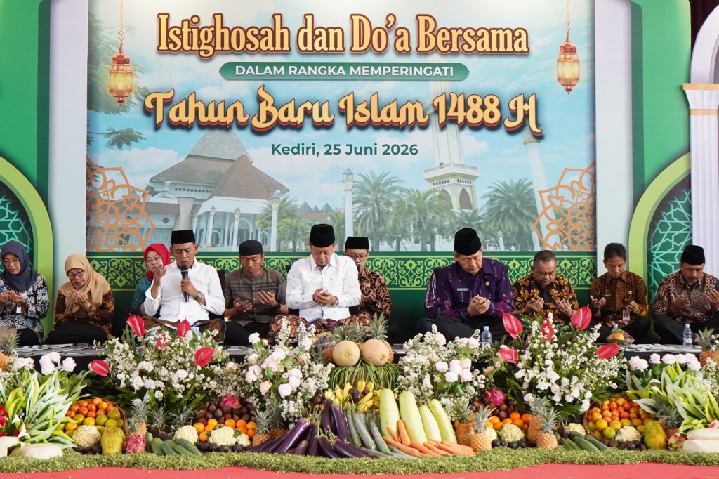 Istighosah 1 Muharram, ASN Kabupaten Kediri Diajak Jadikan Kerja sebagai&nbsp;Ibadah