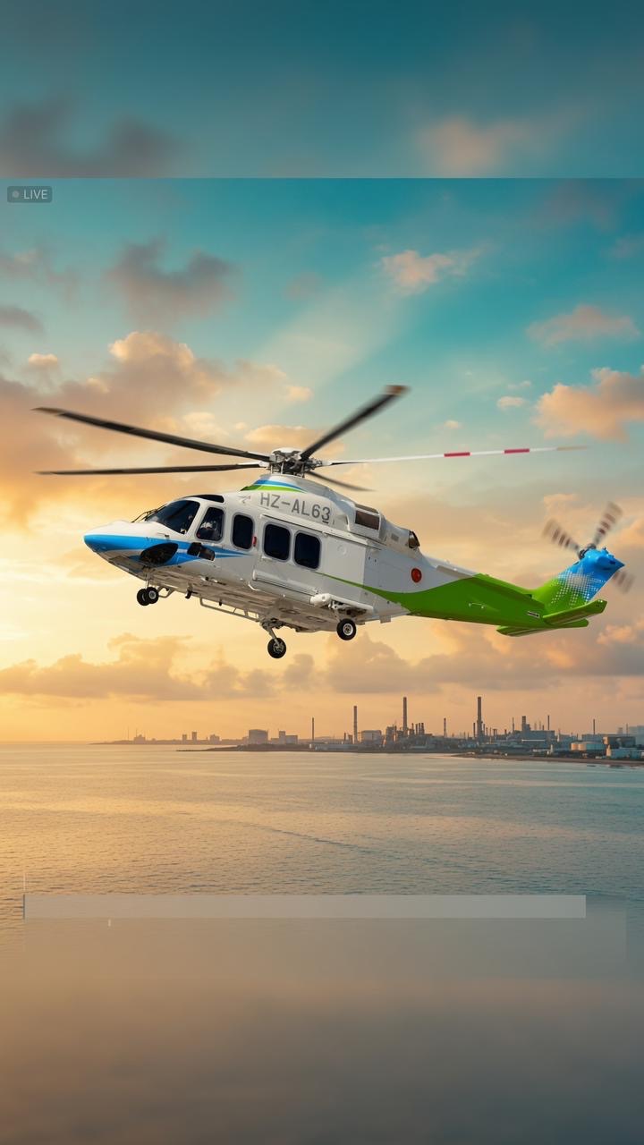 Tragedi di Ras Tanura: Helikopter Aramco Jatuh, 14 Warga Saudi&nbsp;Tewas